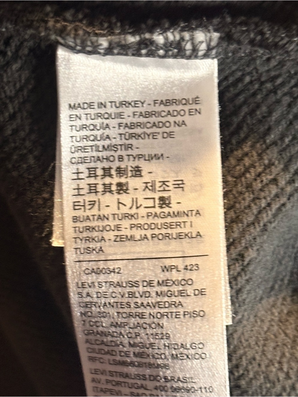 Levi’s X Denim Tears Crewneck Sweatshirt Mens L - Picture 9 of 11